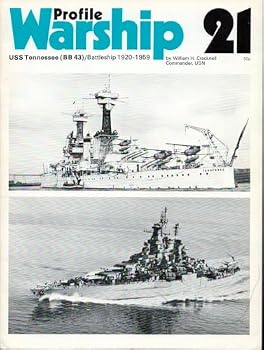 Paperback Warship Profile 21: USS Tennessee (BB 43), Battleship 1920-1959 Book