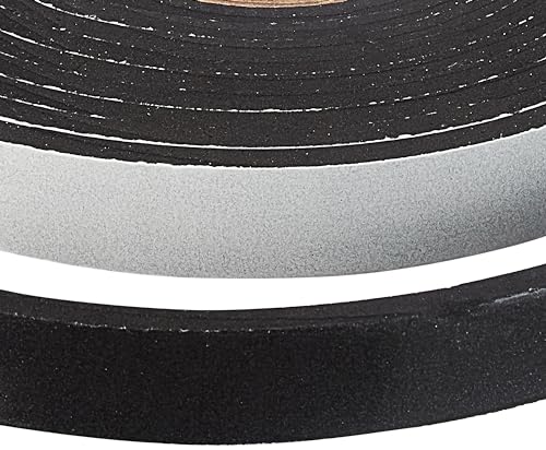 Image of Amazon Basics Single Side High Density Self Adhesive Foam Seal Tape, Weather Stripping Doors and Window Insulation Soundproofing- 24MMX5MTR-6MM - Pack of 1