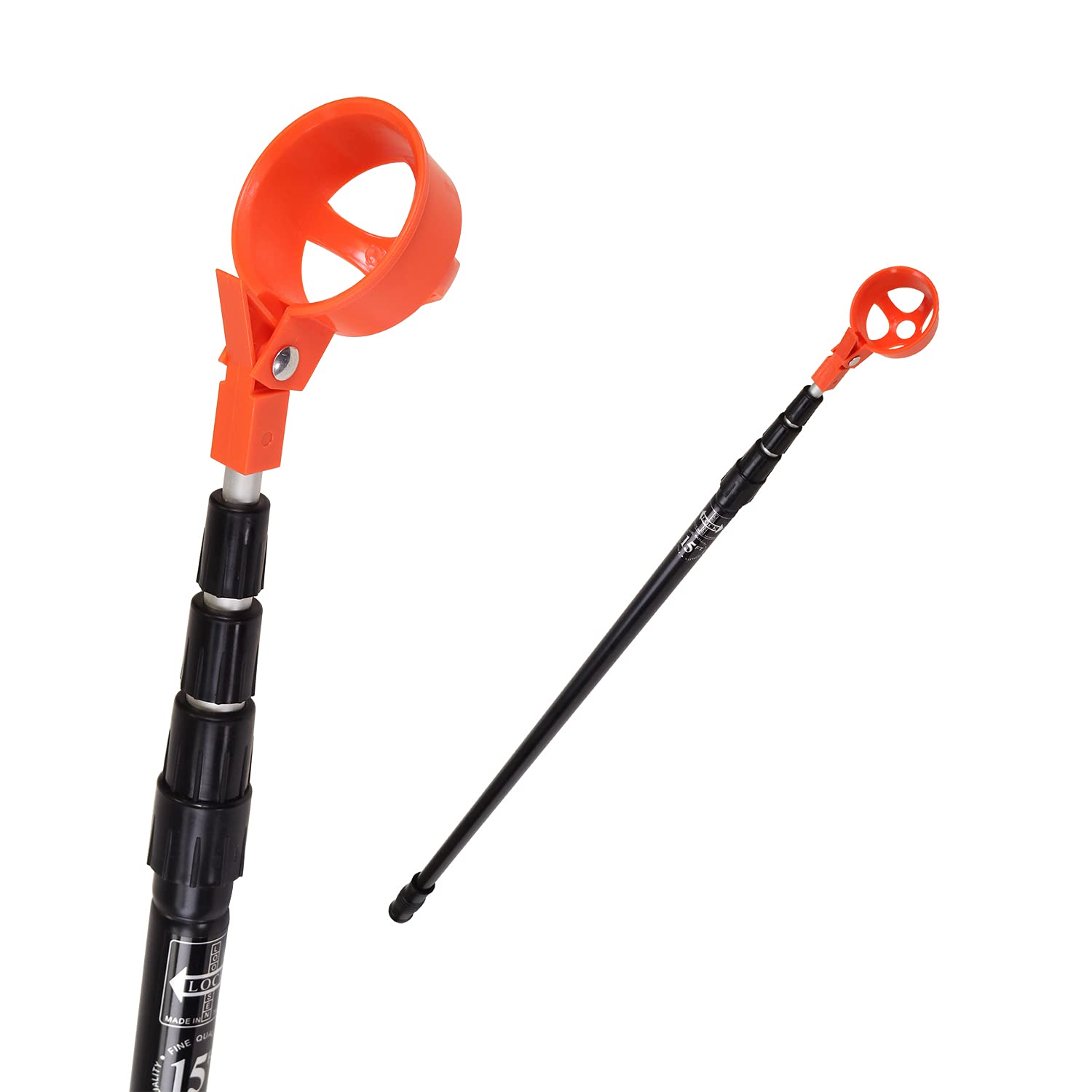 JP Lann Player Supreme Golf Ball Retriever - Orange Hinge Cup (15)