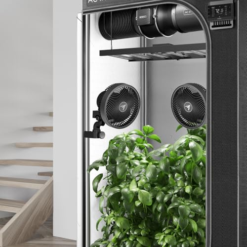 AC Infinity CLOUDRAY S6 2-Pack, Grow Tent Clip Fan 15cm with Redesigned Long-Life EC Motor, Custom 10 Dynamic Wind Speeds and 10-Level Oscillation, for Hydroponics Circulation Cooling, 6-Inch - Image 7