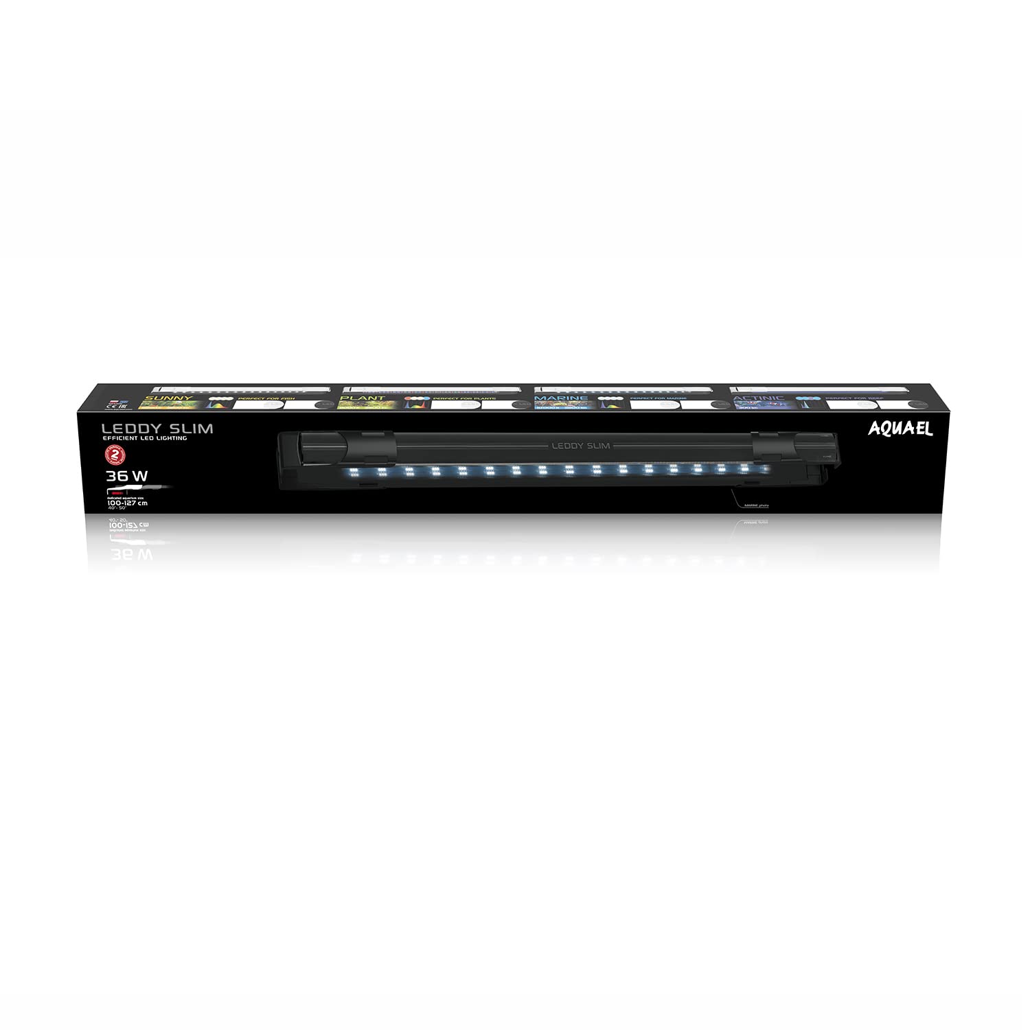 Aquael Leddy Slim 36 W Plant SCHWRZ 2.0