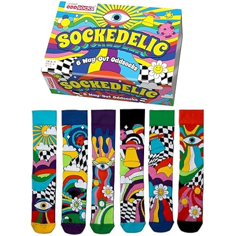 United Oddsocks Sockedelic Funky Ankle Socks Cover