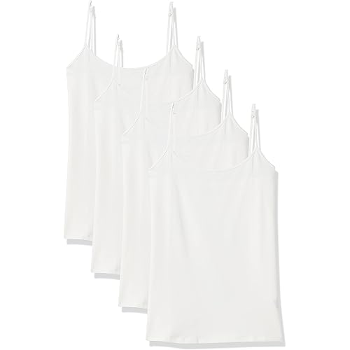 Amazon Essentials Women's Slim-Fit Camisole, Pack of 4