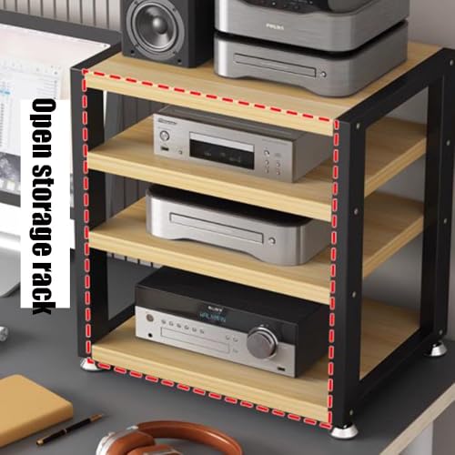 Gabinete estéreo de escritorio para solucionar el desorden de equipos de audio HiFi 7