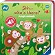 Ravensburger Play+ Shh… Who’s there? Jungle Animals (My First Seek and Find Sound Book), Baby book 12+ months: Search and find
