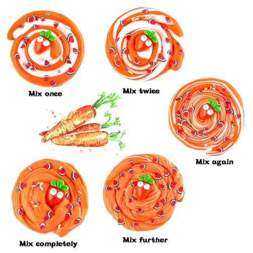 LAWOHO 12Pack Butterschleim, zweifarbiges, Flauschiges Slime set für Mädchen & Jungen, weiches & antihaftbeschichtetes Spielzeug zum Stressabbau, Geschenkidee für Geburtstag Ostern Weihnachten Neujahr