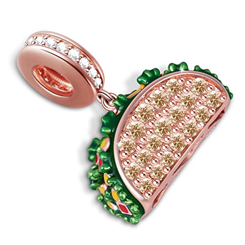 Image of GNOCE Food Themed Charm Beads Fit Charm Bracelet Necklace for Women