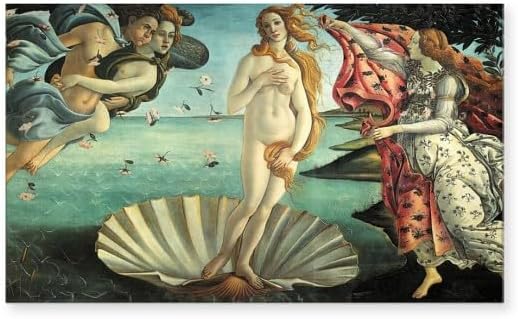 CafePress Sandro Botticelli's The Birth of Venus Sticker Rectangle Bumper Sticker Car Decal