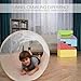 Foam Climbing Blocks Large-Scale Playset with Crawl Through Tunnel & Soft Fabric - 7+1 Piece Indoor Play Gym for Toddlers & Baby - Big Blocks Climber Toy for Crawling, Walking & Active Play (No Balls)
