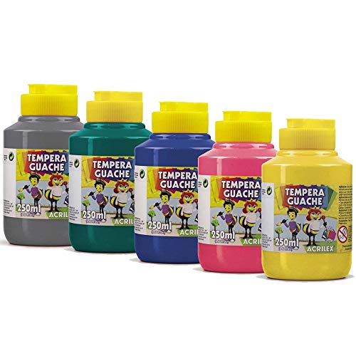 Tempera Guache, Acrilex 020250549, Magenta, 250 ml