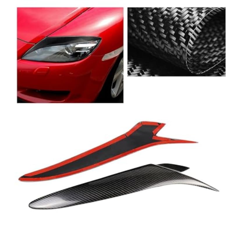 Cache-sourcils de phares Mazda RX8 protection optiques anti-impacts