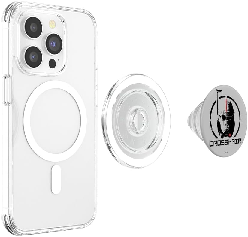 Star Wars: The Bad Batch Grey Crosshair Helmet PopSockets MagSafe PopGrip for iPhone