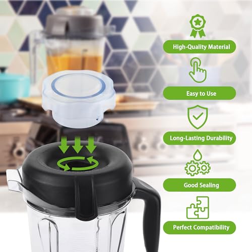 2 Packs repuestos tapa para licuadora Vitamix 64oz miniatura 7