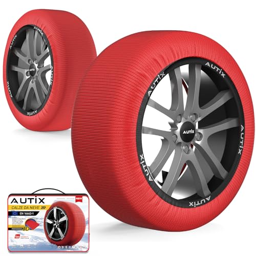 LEIVESTE AUTIX-Calze da Neve Omologate Italia EN 16662-1 2020 2 Catene da Neve...