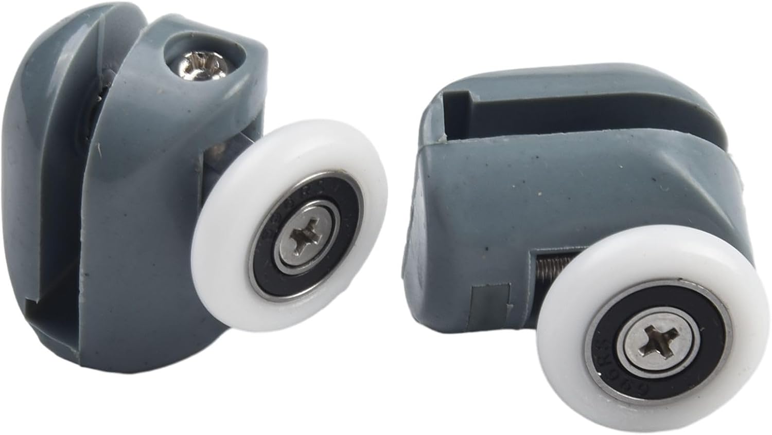 Complete Pack of Adjustable Shower Door Rollers (4 Total) Equipped with Swivel Functionality at a Diameter of 23mm