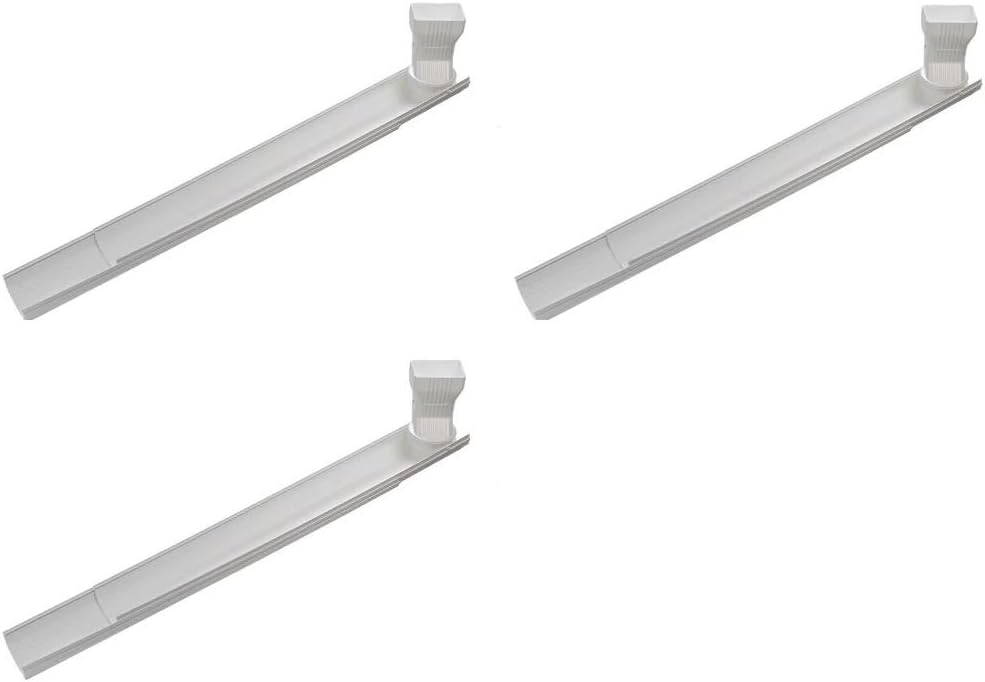 Frost King Tilt N' Drain 5-1/2 in. W x 6 ft. L White Vinyl Downspout Extension