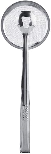 Miniatura 8 de Colador de alimentos fritos de aceite de drenaje de acero inoxidable con clip herramienta para freír desnatador de aceite Clip de alimentos Filtro