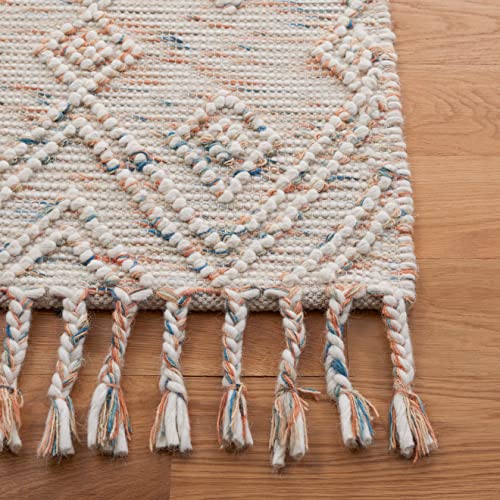 Tapete artesanal SAFAVIEH Natura 6' x 9' multicolor miniatura 4