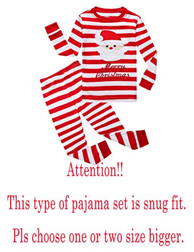 Image of KikizYe Little Big Boys Long Sleeve Pajama Sets 100% Cotton Pjs