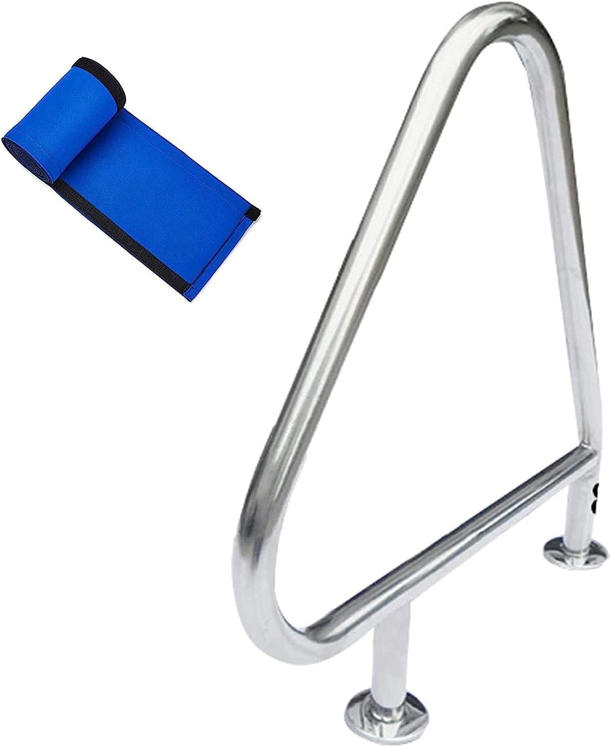 Rampe de piscine en acier inoxydable durable avec couverture de protection pour spa
