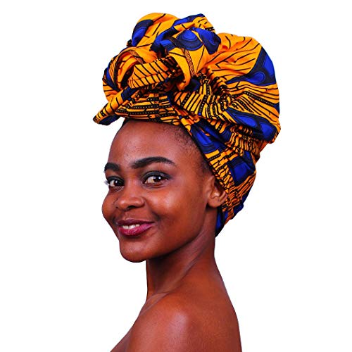 FANS FACE Traditional African Headwrap Headtie Nigerian Scarf Headwear Lots Colors Available
