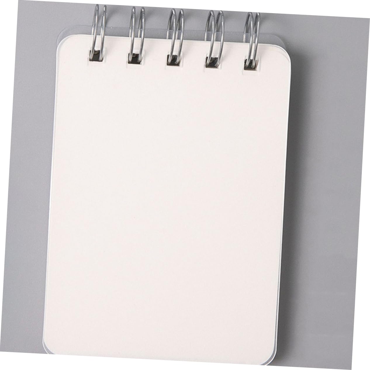 Lurrose 4 Ensembles Mini Cahier Mini Cahier Pointillé Petit Carnet Bloc-notes De Poche s Pour L'école À Spirale De Grille Blanche Le Fer 4 Pièces * 4