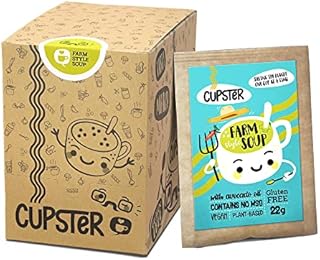 Mill & Folks Cupster Instant Farm Style Soup 10pack (10x22g) | Vegan & Gluten-free