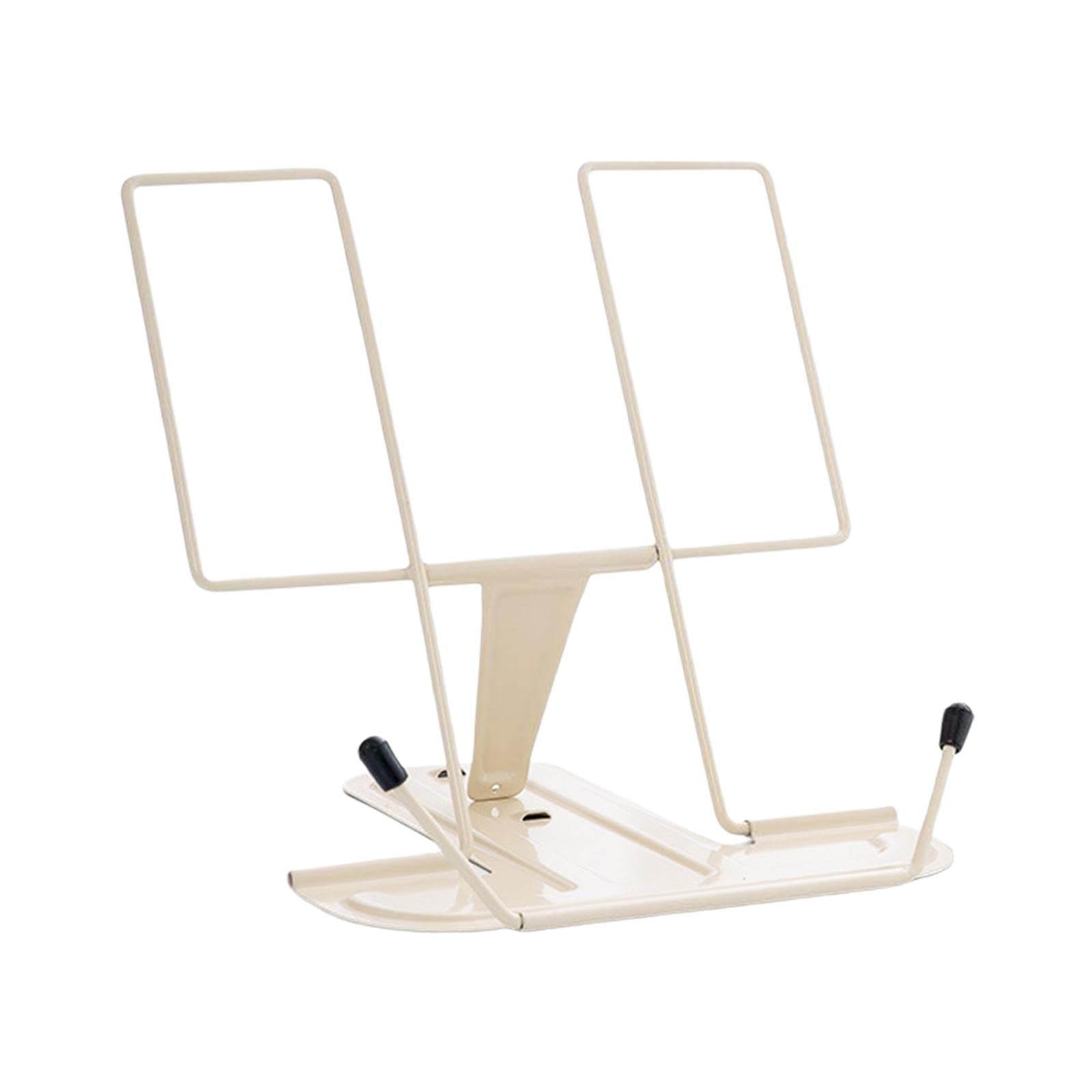 BNF® Portable Cookbook Holder Organizer Display Lightweight for Reading Cookbooks White-picture-10