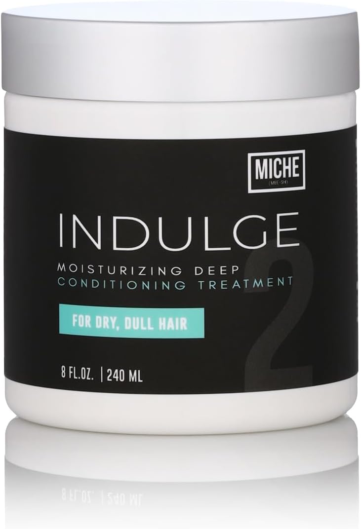 Miche Indulge Deep Conditioner For Curly, Kinky Or Wavy Hair, Silicone And Paraben Free - 8oz