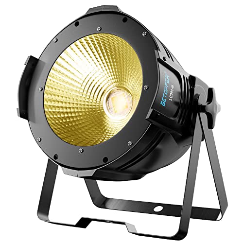 Betopper White Stage Cob Par Lights Professional 100W Procob Spotlight Bright Dj Light Strobe Lighting For Church,Parties,Wedding,Therter,Live Events,Stage Etc. #TOP1