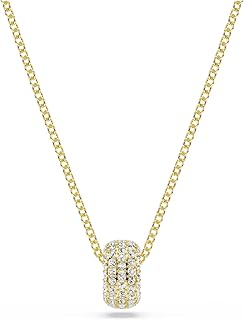 Swarovski Dextera pendant, White, Gold-tone finish
