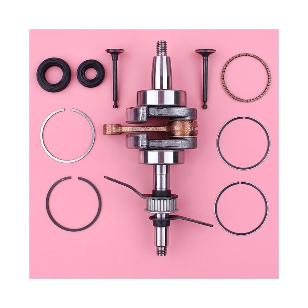 Kit de pistón y Sello Aceite del cigüeñal for cortacésped GX35 35 CC, Motor pequeño