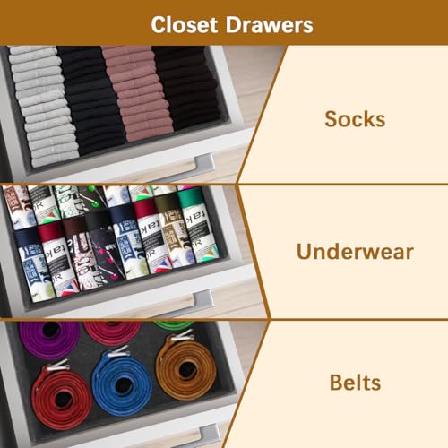 Starvortex 1Stk Filzkorb Aufbewahrung, Langlebig Faltboxen mit Tragegriff, Filzbox, Aufbewahrungskorb Grau, 30 x 25 x 15cm Aufbewahrungsbox Filz Organizer, Körbe für Regal, Kleiderschrank, Büro