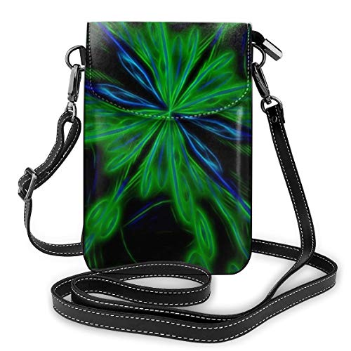 Goxegag Cartera multifuncional de piel para teléfono móvil, bolso de hombro pequeño, bolso de viaje con correa ajustable para mujeres, niebla extranjera