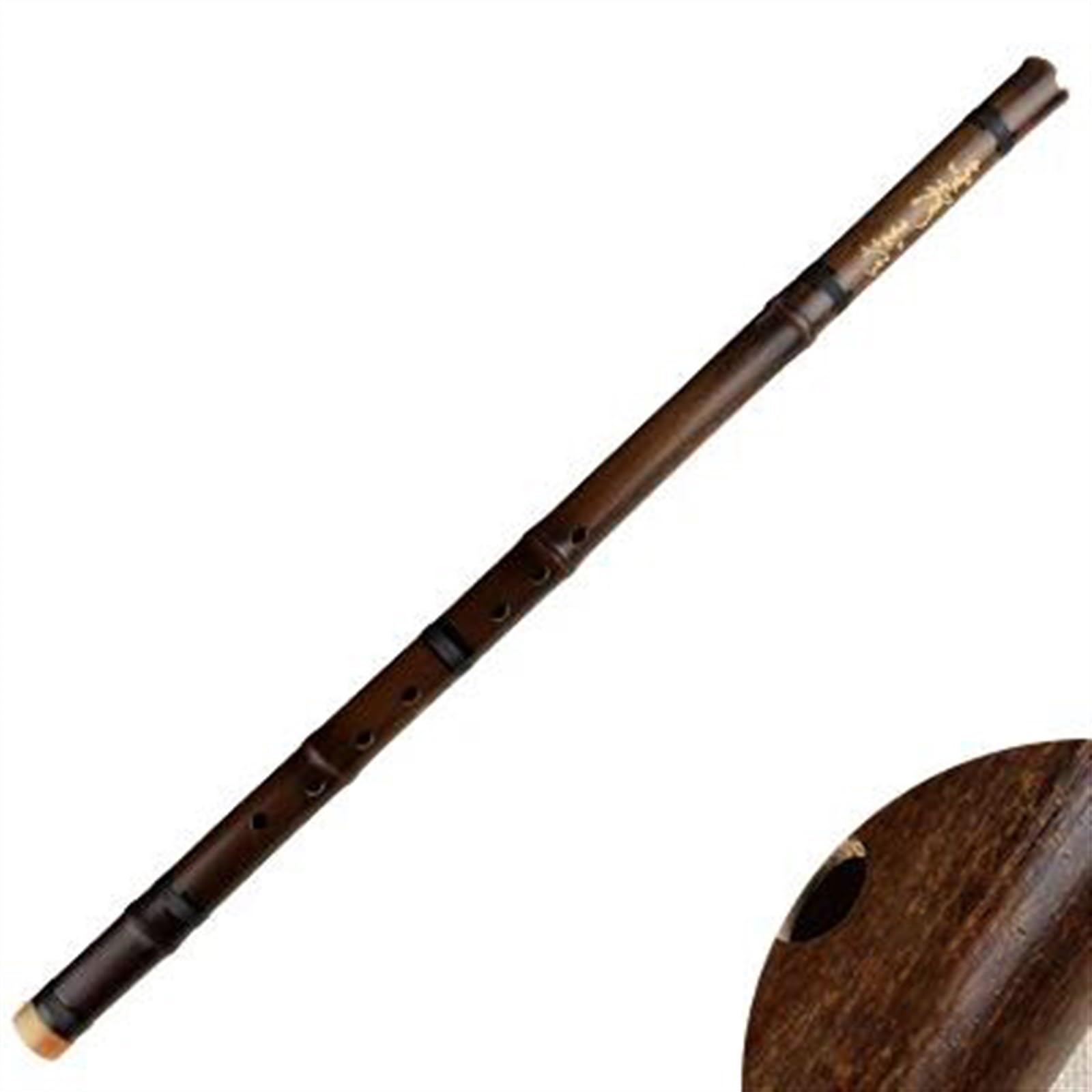 zestaw do fletu bambusowego Brązowy Klucz G/F Chiński Flet Bambusowy Xiao Instrumenty Dęte Drewniane Pionowe Tradycyjne Ręcznie Robione Profesjonalne Instrumenty (Color : F)