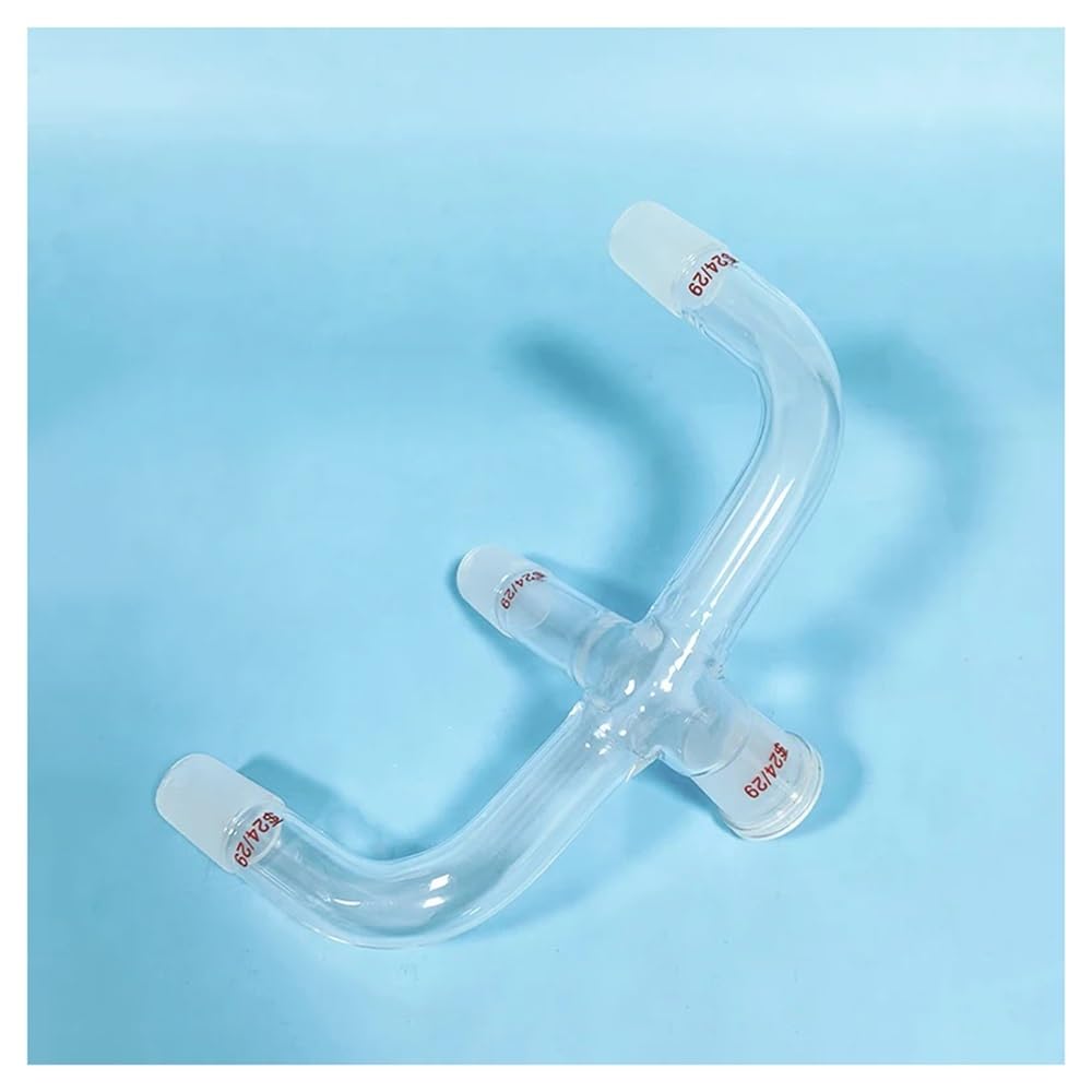 Tubo trigemino sotto vuoto in vetro borosilicato di ricezione for distillazione a tre vie Attrezzature da laboratorio