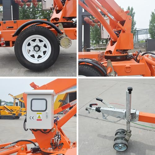 Towable Articulating Boom Lift with 45ft Reach | 450lb Platform Capacity | Excellent Over-The-Obstacle Access | Easy Transport & Quick Job Site Setup - Thumbnail 2
