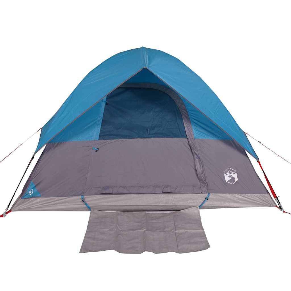 Kuppel Campingzelt für Personen, Gruen, wasserdicht und Winddicht, leichtes Polyesterzelt mit PU Beschichtung, Tragetasche, E Anschluss für Camping, Wandern, Festival, Reise und Outdoor