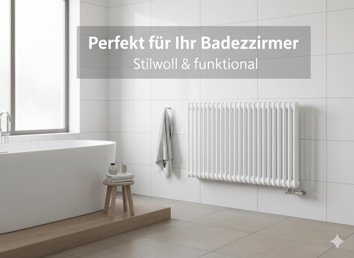 Grzejnik dekoracyjny LUXRAD Columnus 3-14Kolumn 60x65 cm ZDP biały 815W