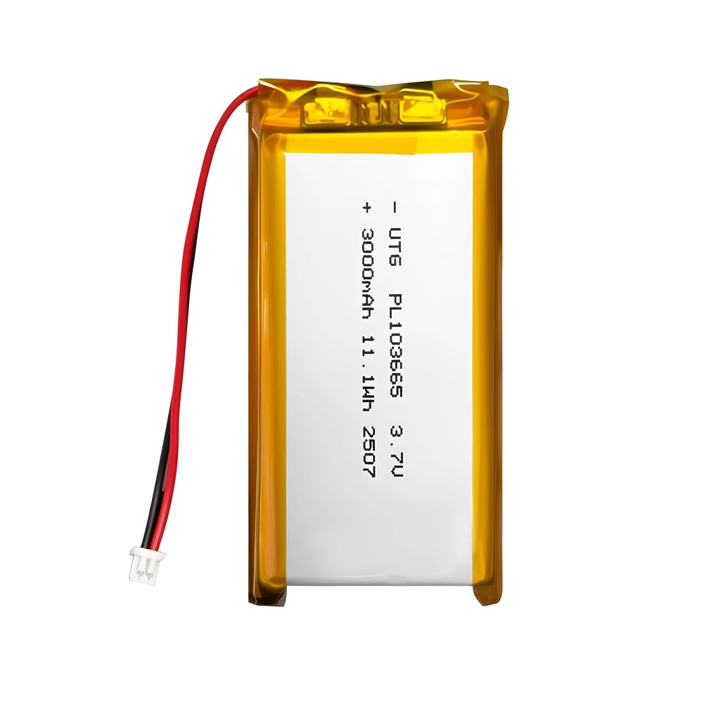 Batterie LiPo 3,7 V 3000 mAh PL103665 pour T114 V2 et Lora 32 V3