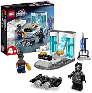 LEGO 76212 Marvel Shuri's Lab, Black Panther Construction Learning Toy with Minifigures, Toys for Kids, Girls and Boys Age 4, Avengers Super Heroes Gifts