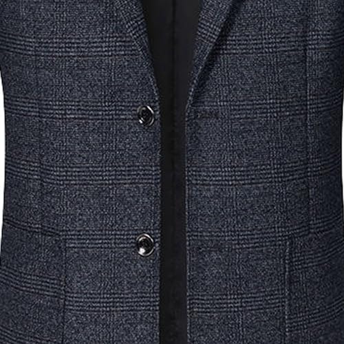 Checkered Blazer for Men Wedding Mens Plaid Suit Business Casual Jacket Mens Casual Blazer Suit Jacket Stylish3