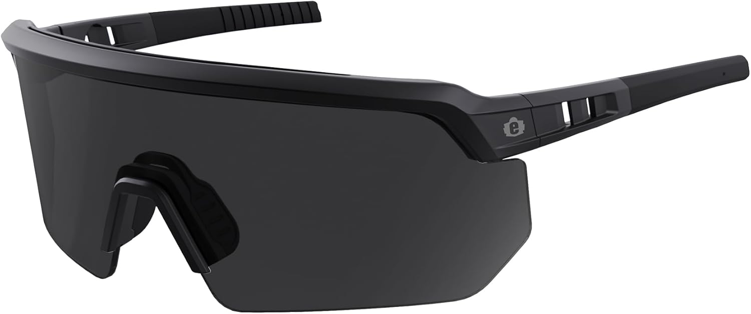Ergodyne Skullerz AEGIR Safety Sunglasses, High Contrast Color Enhancing Lenses, ANSI z87.1