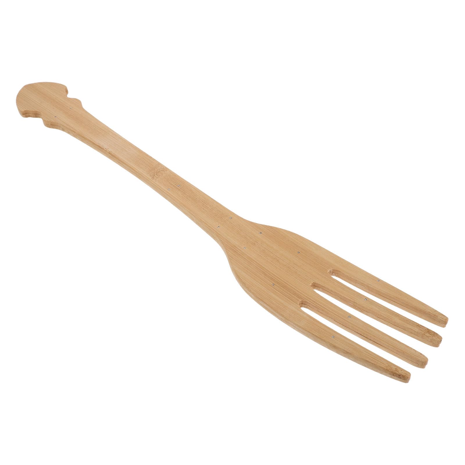 BESPORTBLE Große Jumbo Holzgabel als Foto Requisite für Partys und Bbq Events Wiederverwendbares Professionelles Fotografie Tool 50cm Lange Übergroße Gabel