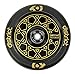 District Zodiac - Rueda para patinete (110 mm x 24 mm), color dorado y negro