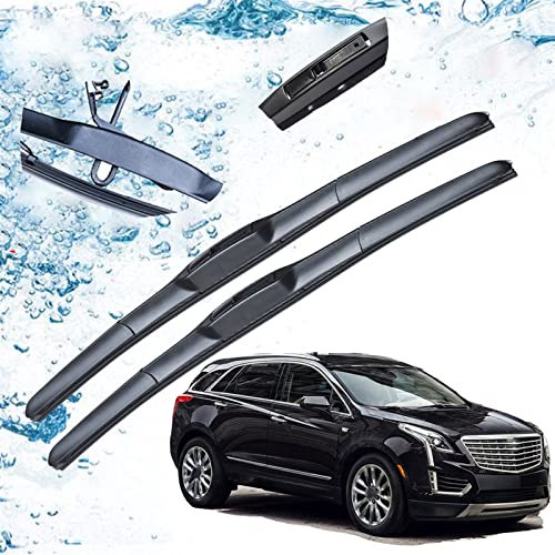 Essuie-glaces avant Cadillac XT5 sans traces balais anti-bruit à crochet