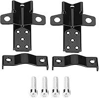 Vista 3 de Mini reposapiés de bicicleta, elegante y plegable negro con pinzas de pie para motocicleta, abrazadera simple en las clavijas de pie pedales