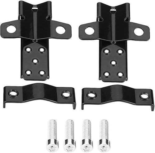 Miniatura 3 de Mini reposapiés de bicicleta, elegante y plegable negro con pinzas de pie para motocicleta, abrazadera simple en las clavijas de pie pedales