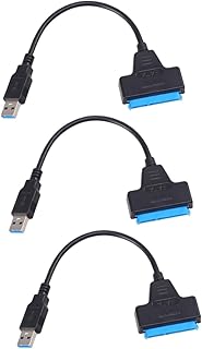 ARTIBETTER 3pcs Data Cable Adapter Easy Drive Cable External Hard Drive Cable Simple Data Transfer Cable Ssd External Converter Hard Disk Hard Drive Adapter Converter Adapter Cable USB