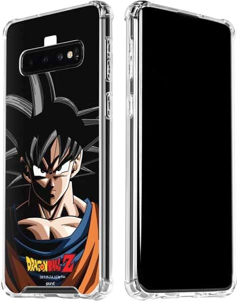 Miniatura 2 de Skinit Funda transparente compatible con Galaxy S10, diseño de retrato de Dragon Ball Z Goku con licencia oficial